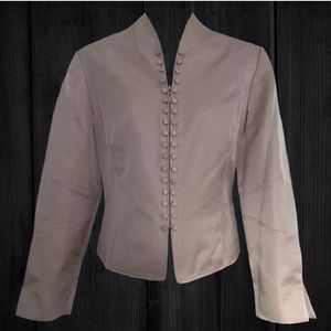 vintage 80’s pale pink silk jacket